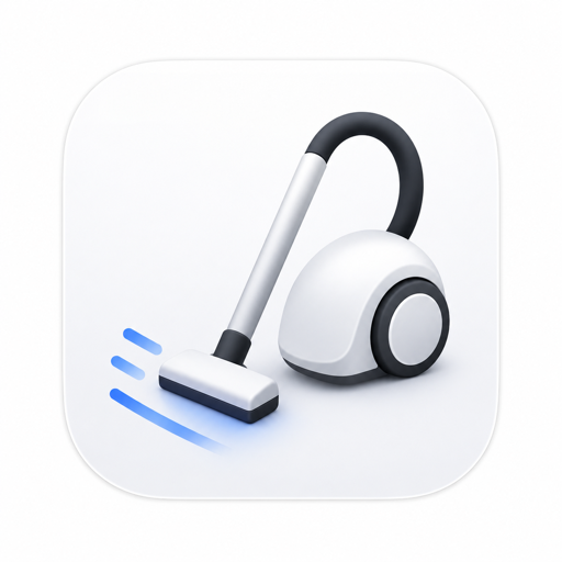 Macuum — a friendly vacuum icon for cleaning up your Mac